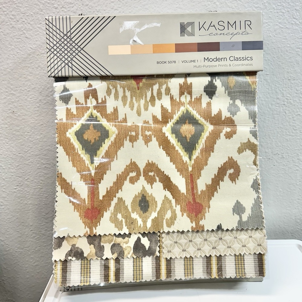 Kasmir Concepts Modern Classics Fabric Sample Book 5078 Vol 1 Decor Upholstery